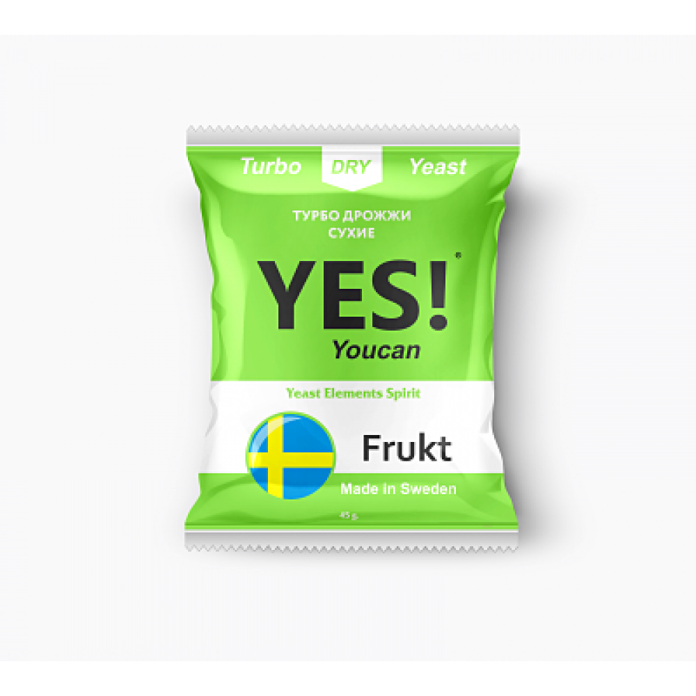 Турбо дрожжи YES! Frukt, 45 г