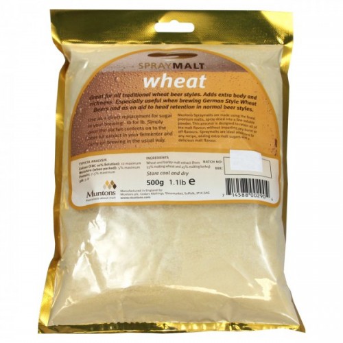 Неохмелённый экстракт Muntons wheat, 0,5 КГ