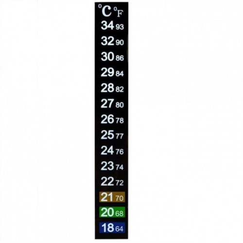 ЖК термометр Самоклеящийся 18-34 °C
