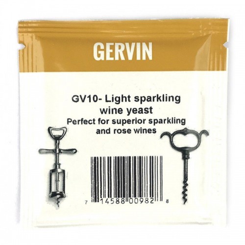 Винные дрожжи Gervin GV10 Light spark wine