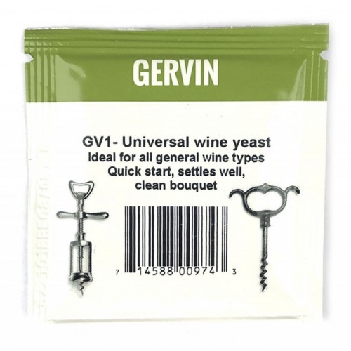 Винные дрожжи Gervin GV1 Universal